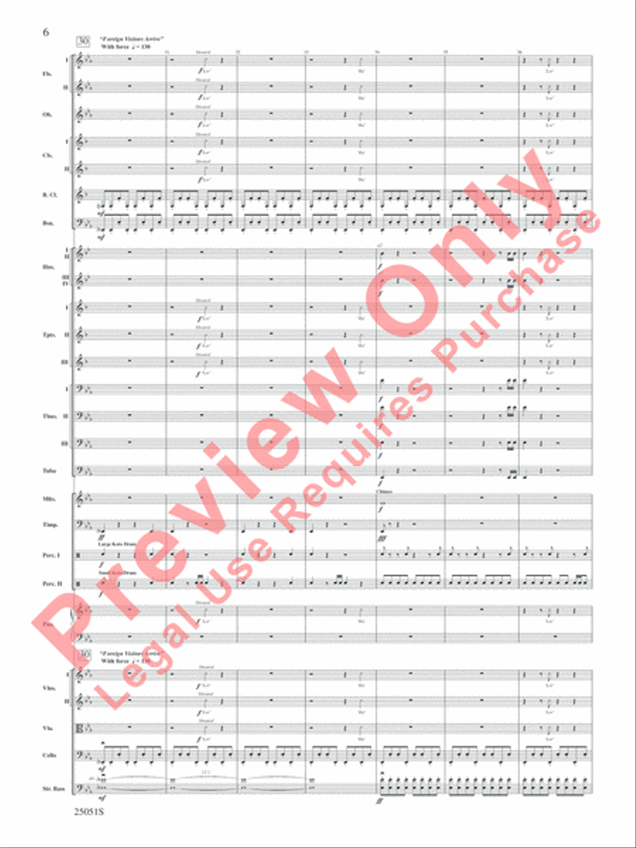 Concert Suite from Harry Potter and the Goblet of Fire Concert Band scores gallery preview page 7