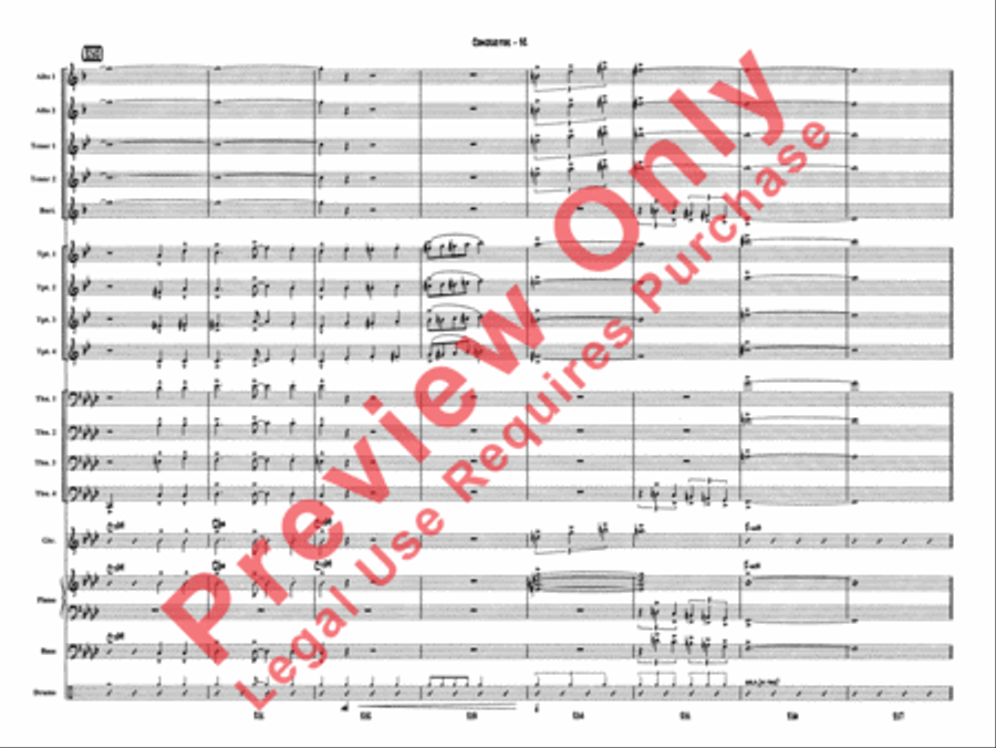 Caravan Jazz Ensemble scores gallery preview page 34
