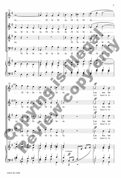 Tollite hostias Enter the Holy Gates (Choral Score) image number null