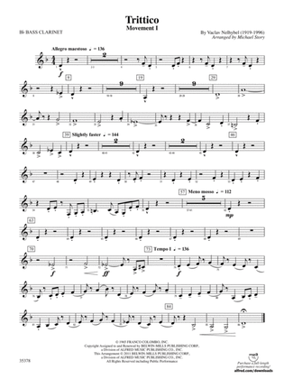 Trittico: B-flat Bass Clarinet