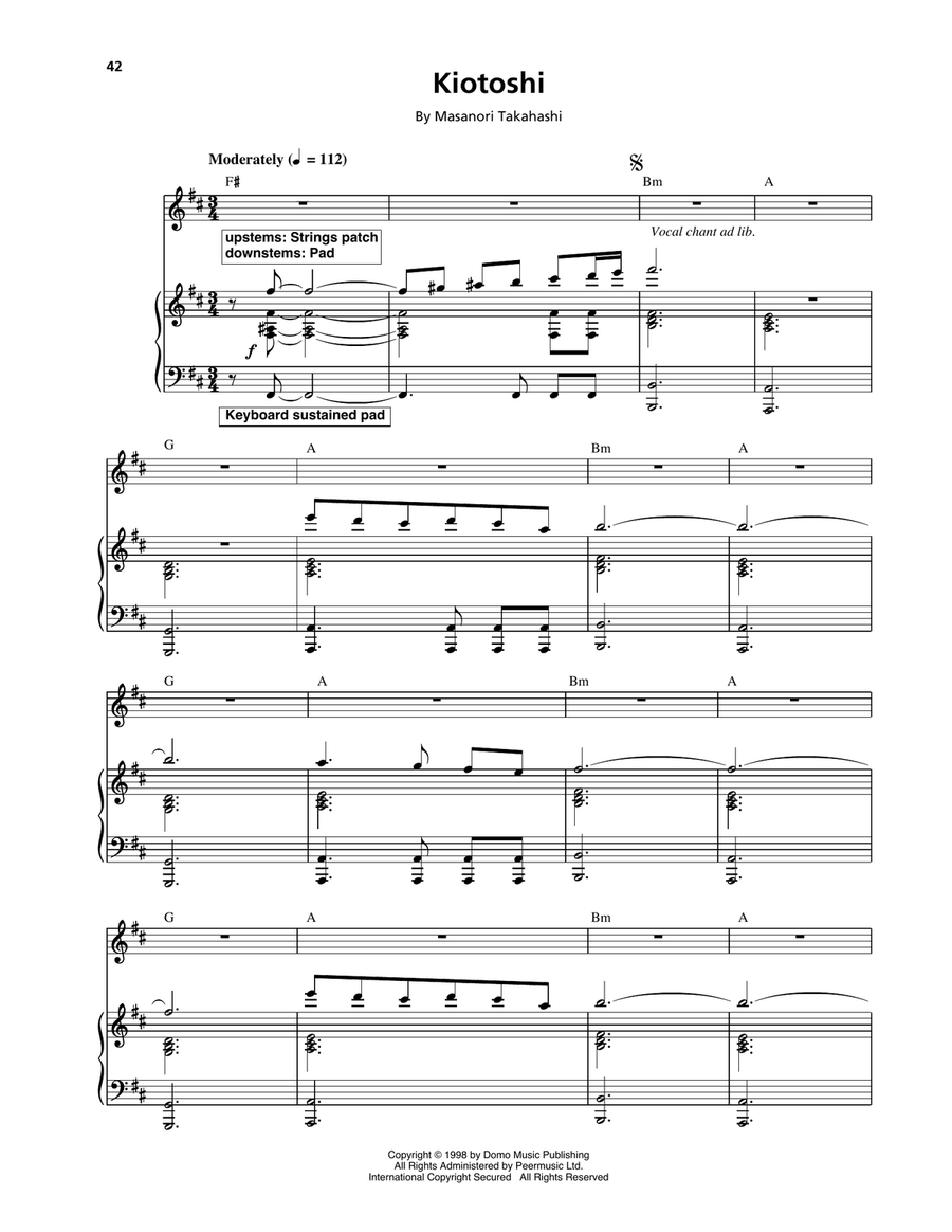 Kiotoshi Guitar scores gallery preview page 1