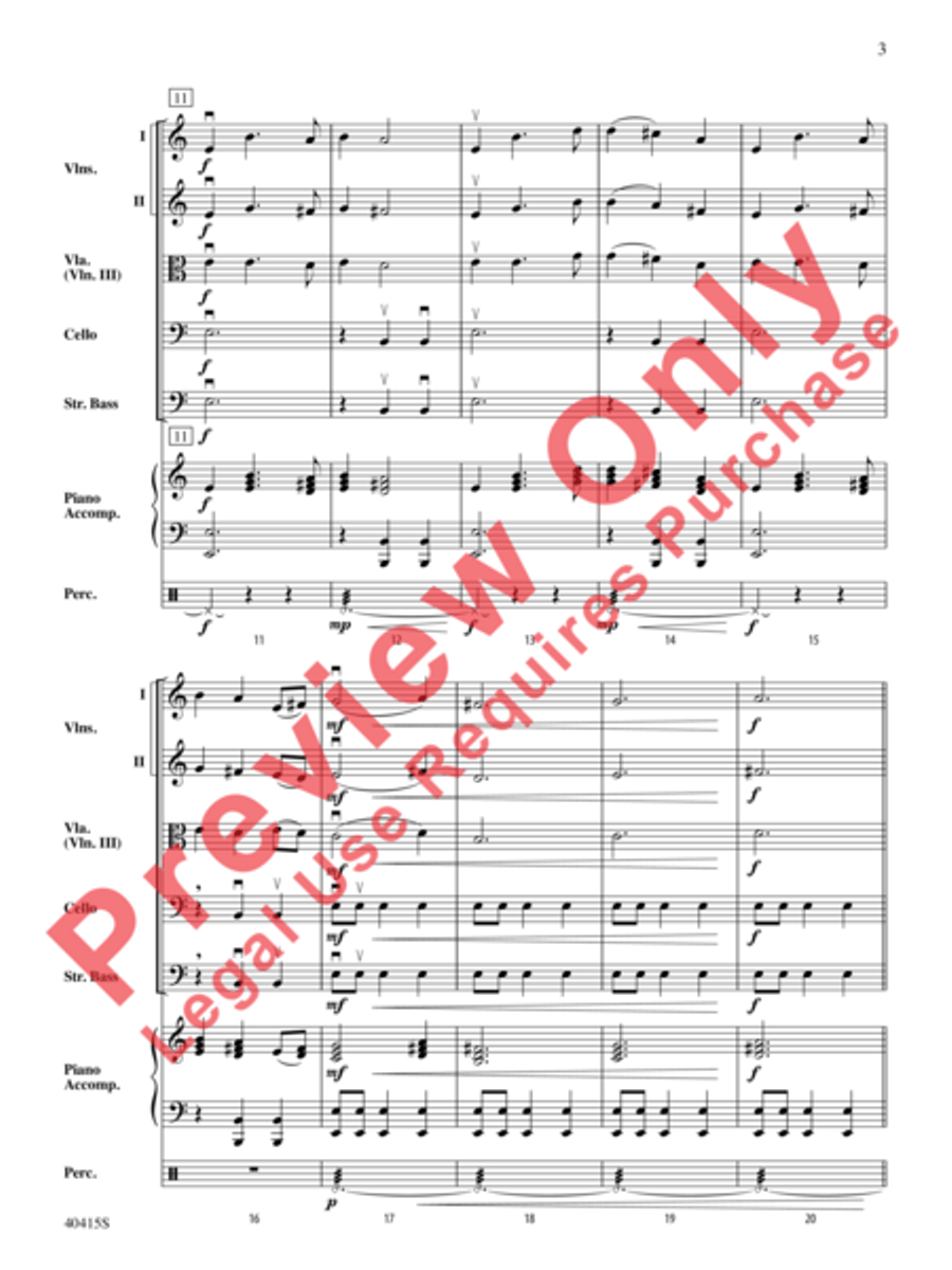 Ghost Ship by Michael Story String Orchestra - Sheet Music page 4