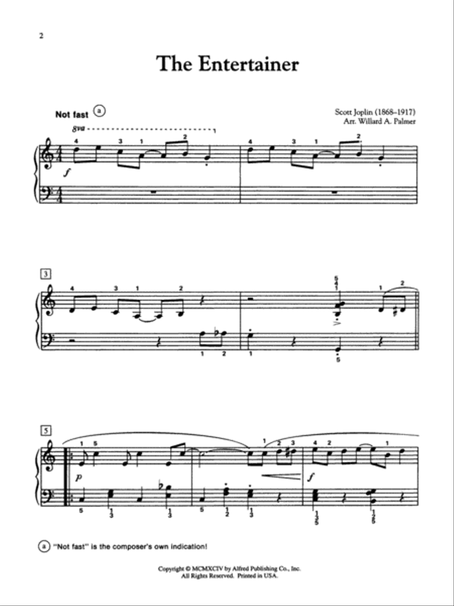 The Entertainer Small Ensemble scores gallery preview page 4