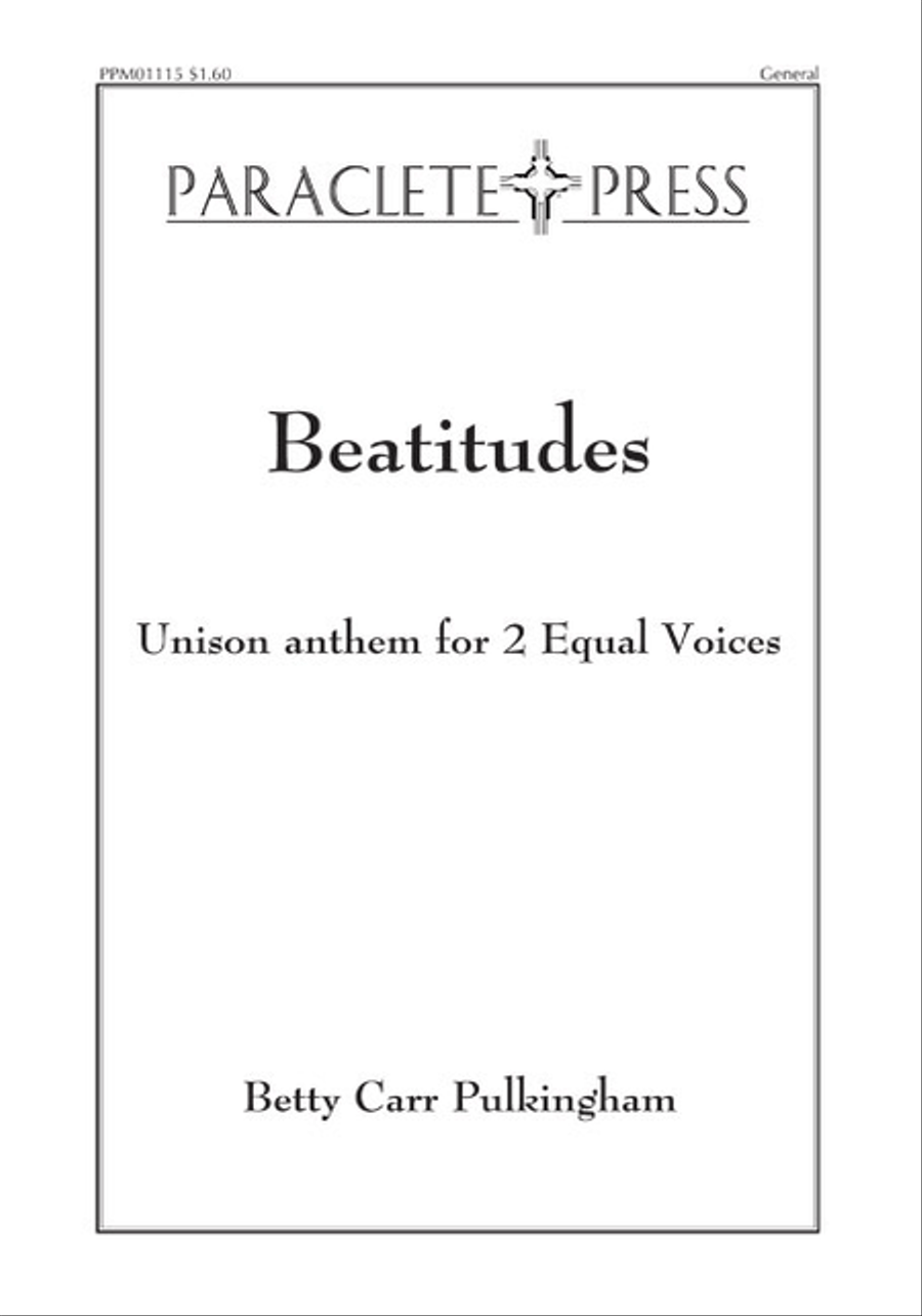 Beatitudes Beatitudes Unison Choir scores gallery preview page 1