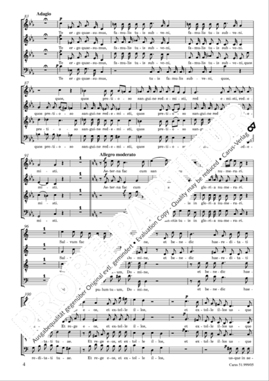 Te Deum 4-Part scores gallery preview page 5
