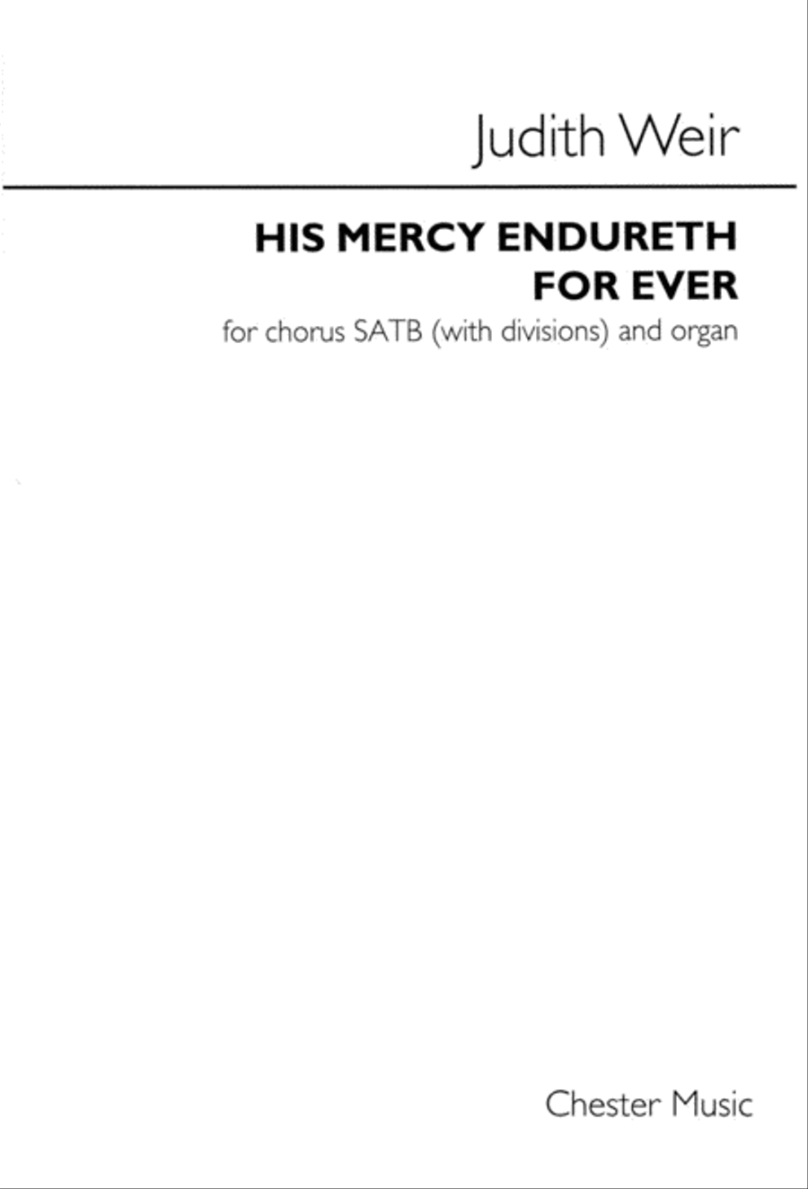 His Mercy Endureth For Ever