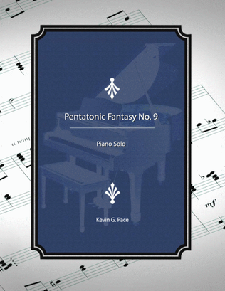 Book cover for Pentatonic Fantasy No. 9 - piano solo
