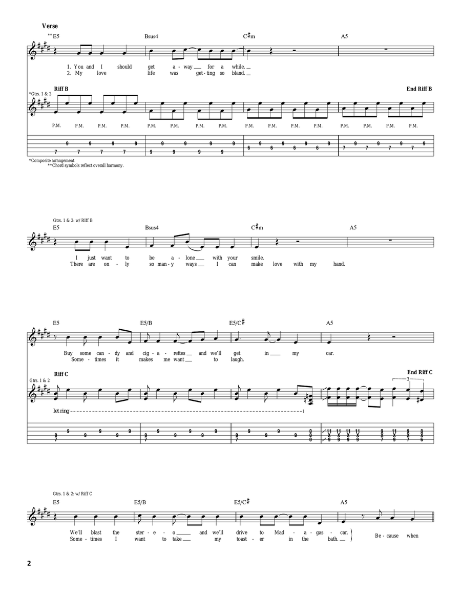 M&M Acoustic Guitar scores gallery preview page 2