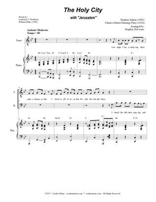 The Holy City (with "Jerusalem") (Duet for Tenor and Bass Solo)