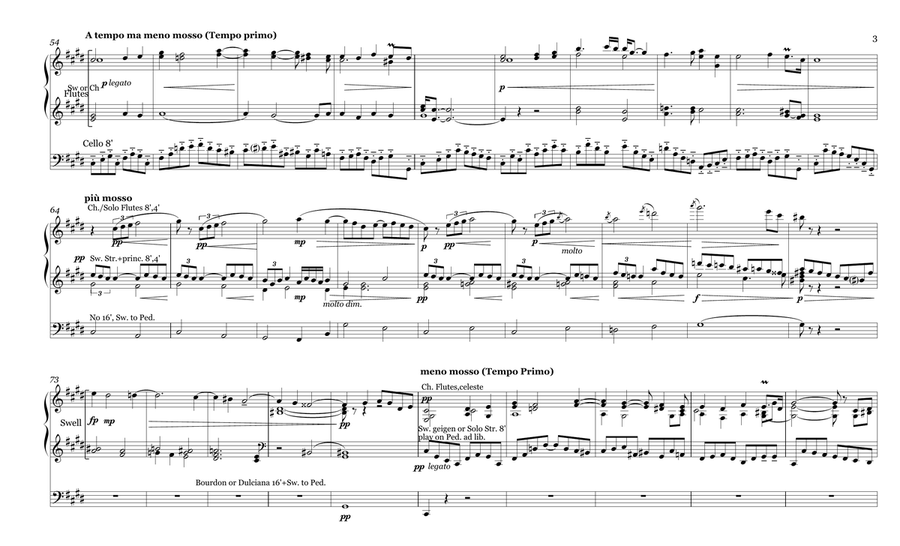 Largo from The New World Symphony for Organ Organ Solo scores gallery preview page 3