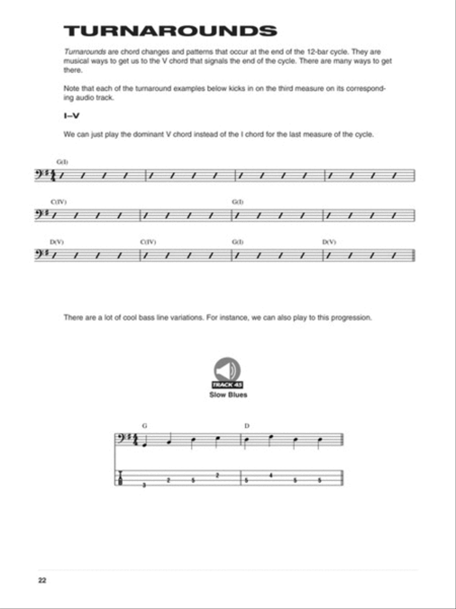 How to Play Blues Bass Electric Guitar scores gallery preview page 5