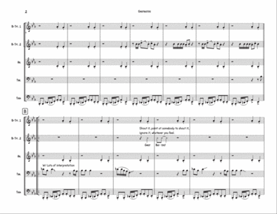 Ghostbusters Brass Ensemble scores gallery preview page 5