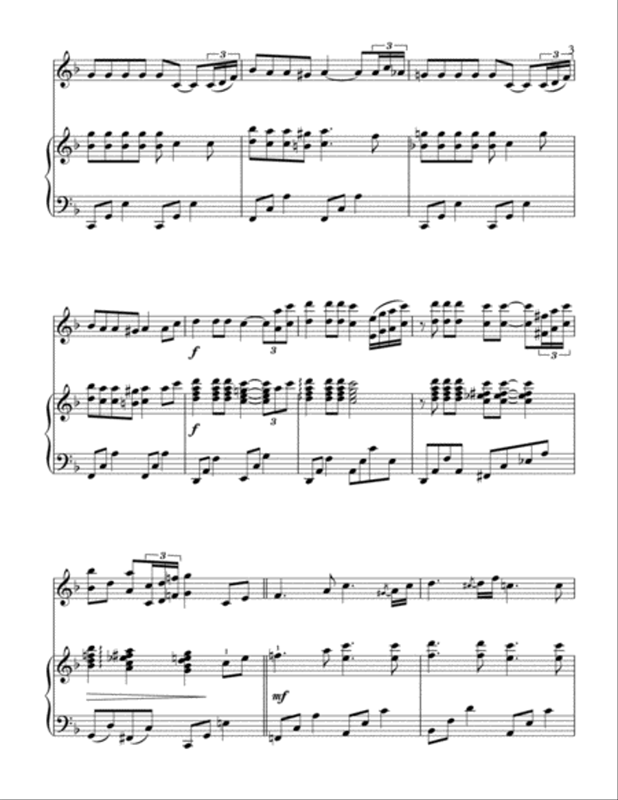 What A Wonderful World Small Ensemble scores gallery preview page 4