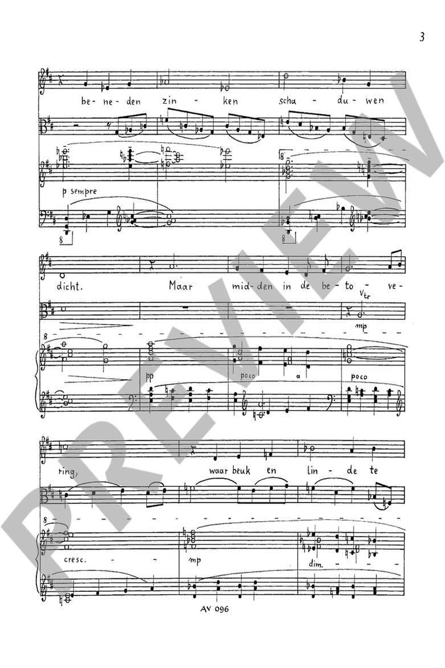 Drie Liederen op. 83 A Voice scores gallery preview page 2
