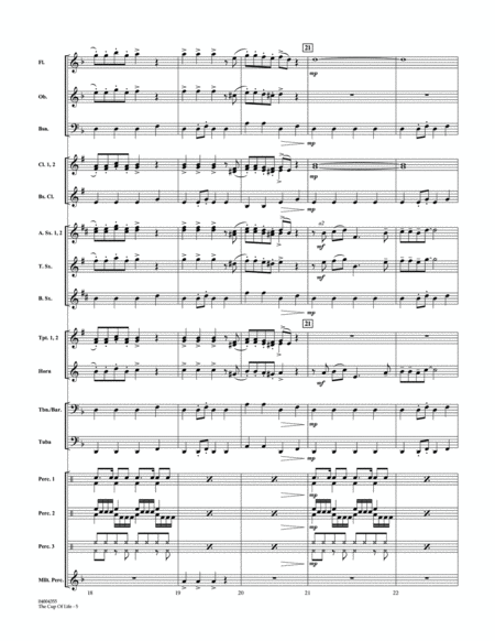 The Cup of Life - Conductor Score (Full Score)