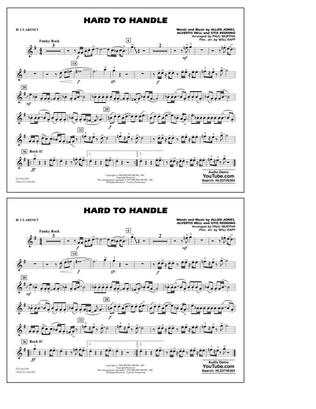 Hard to Handle (arr. Paul Murtha) - Bb Clarinet