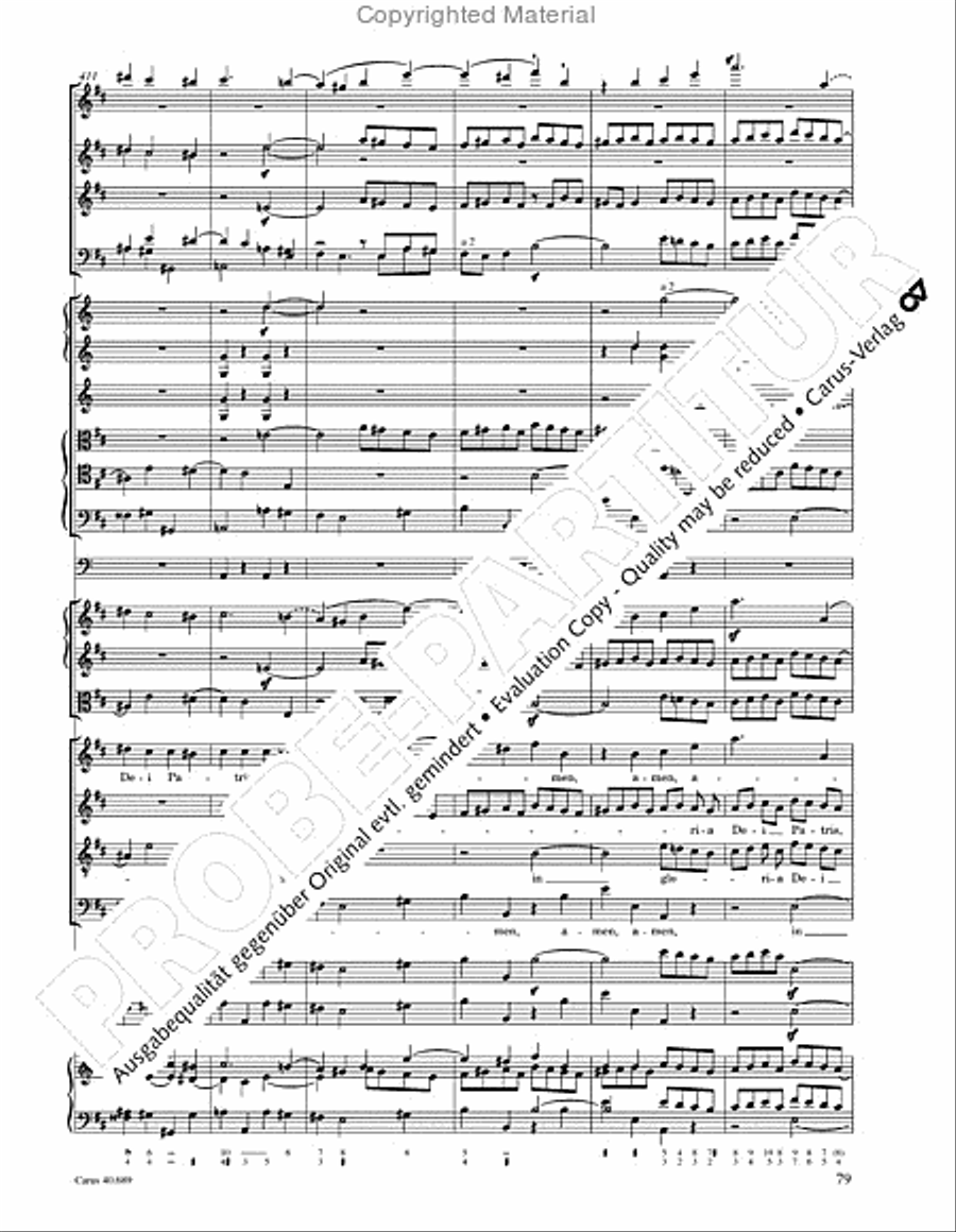 Missa solemnis Missa solemnis 4-Part scores gallery preview page 95