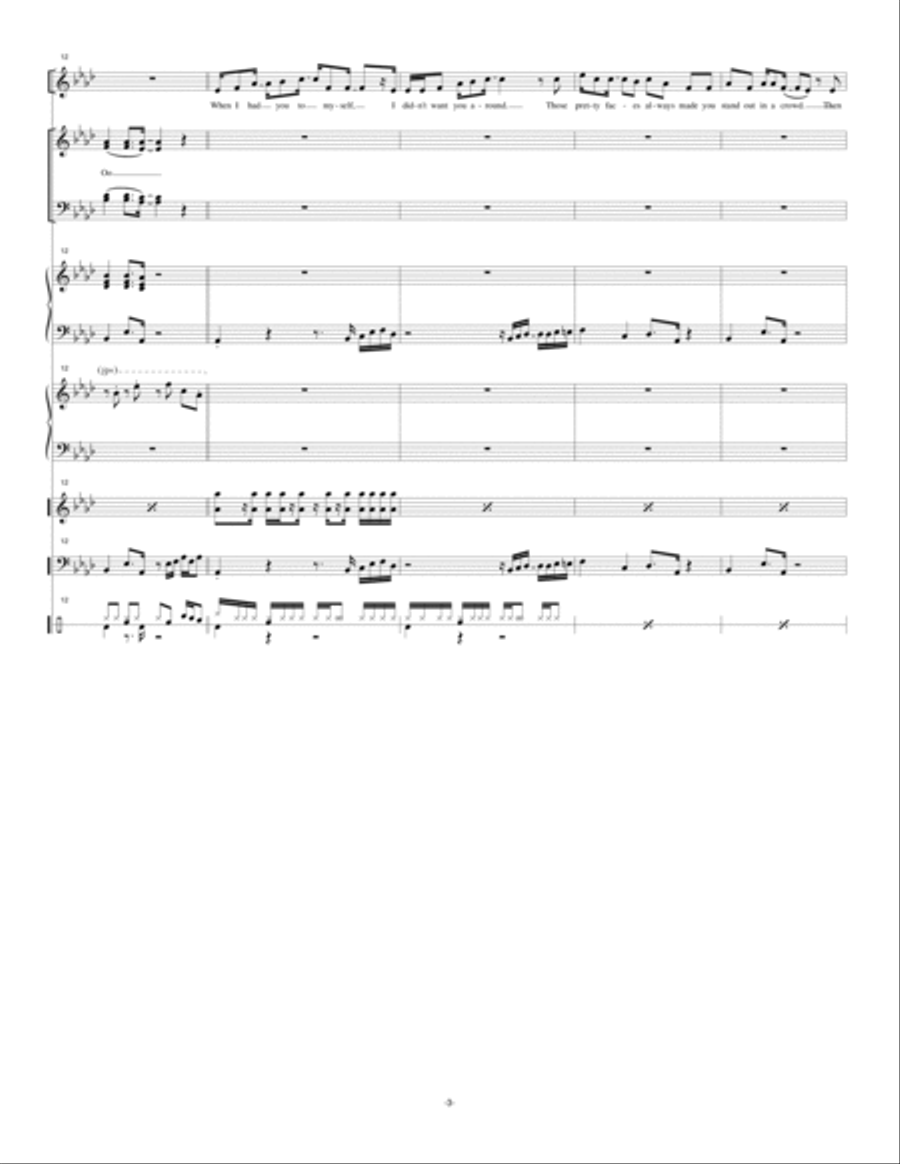 I Want You Back 4-Part scores gallery preview page 3