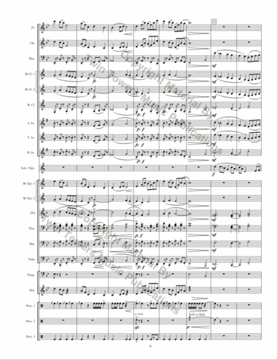 Sinfonia Concert Band scores gallery preview page 10