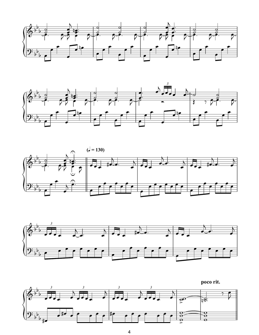 Ora Piano Solo scores gallery preview page 4