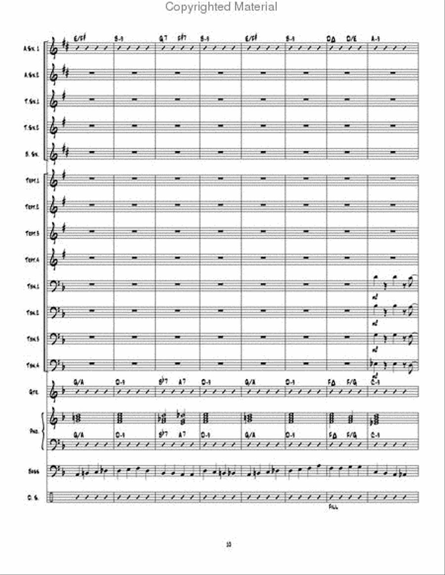 Nerve Damage Nerve Damage Jazz Ensemble scores gallery preview page 11