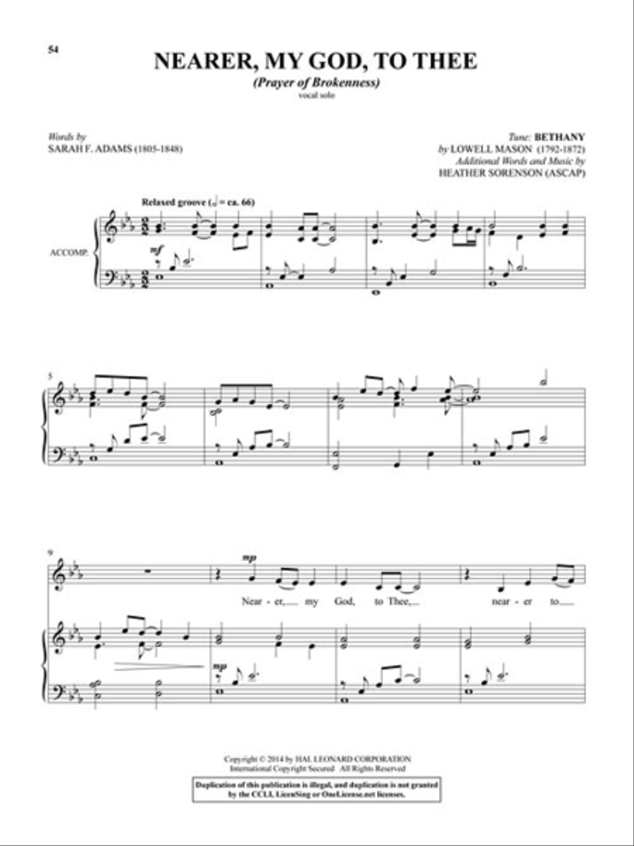 The Prayer Project Voice Solo scores gallery preview page 7