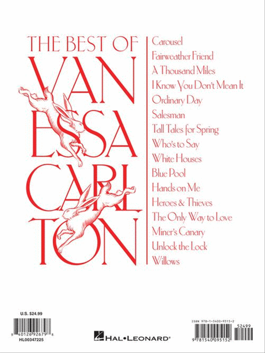 The Best of Vanessa Carlton Piano, Vocal, Guitar scores gallery preview page 9