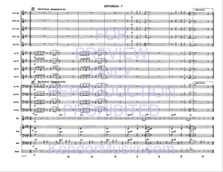 Estancia Estancia Jazz Ensemble scores gallery preview page 9