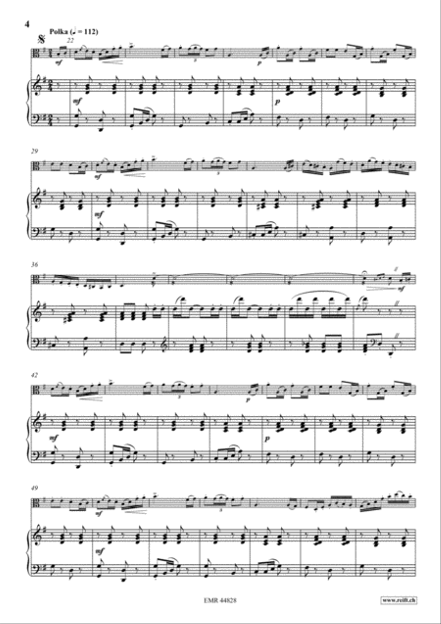 Souvenir de St.-Petersbourg Piano Accompaniment scores gallery preview page 5