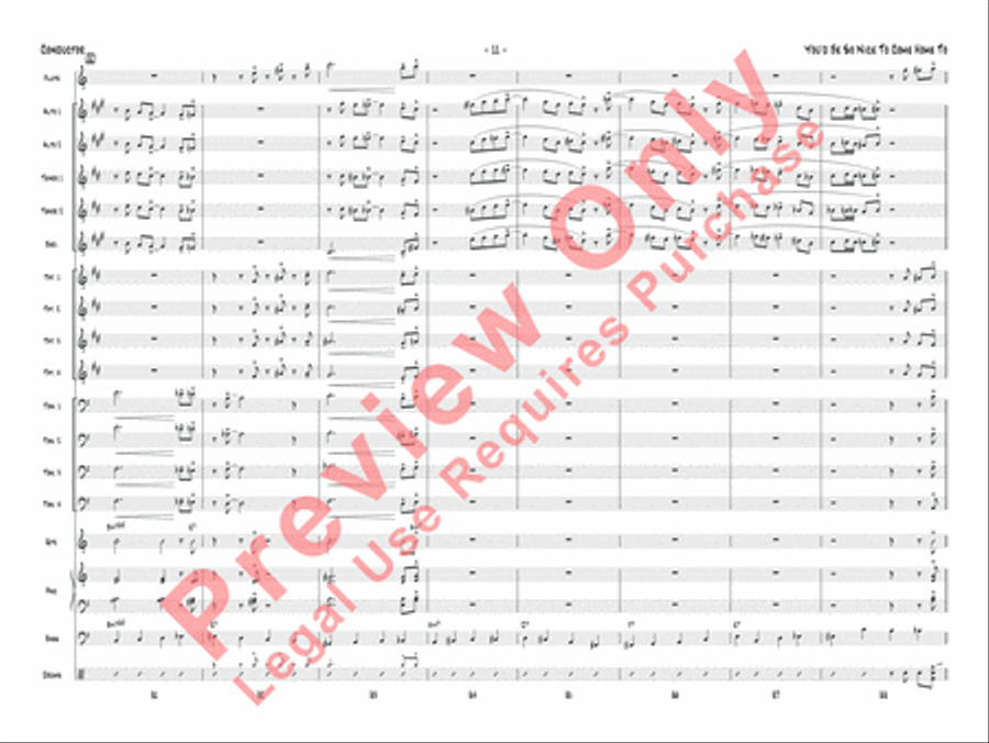 You'd Be So Nice to Come Home To Jazz Ensemble scores gallery preview page 14
