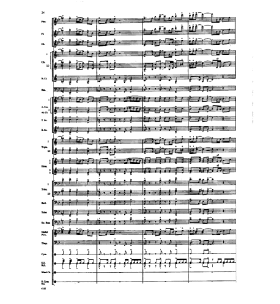 Of A Distant Star Concert Band scores gallery preview page 23