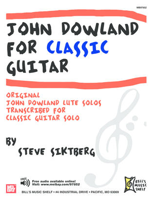 John Dowland for Classic Guitar