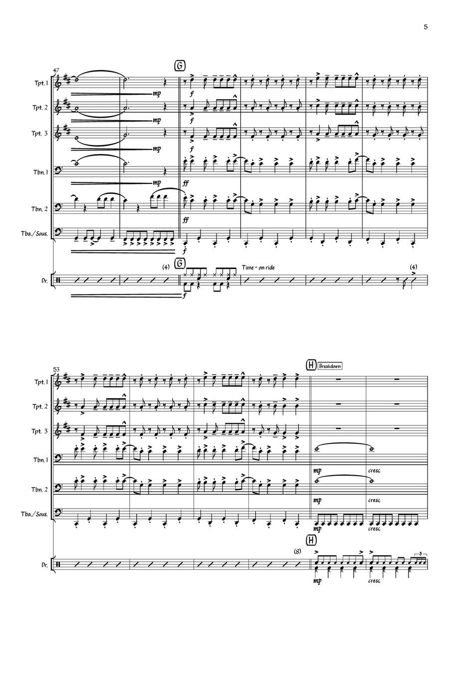 All The Small Things Small Ensemble scores gallery preview page 5