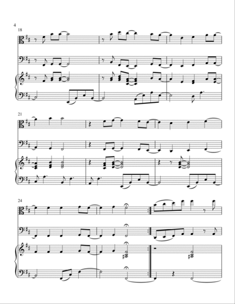 Mary, Did You Know? Small Ensemble scores gallery preview page 4