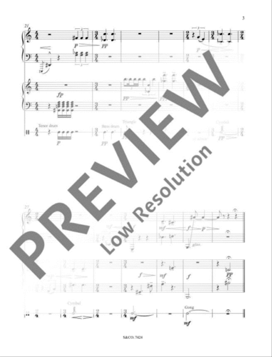 Capriccii Harp scores gallery preview page 8