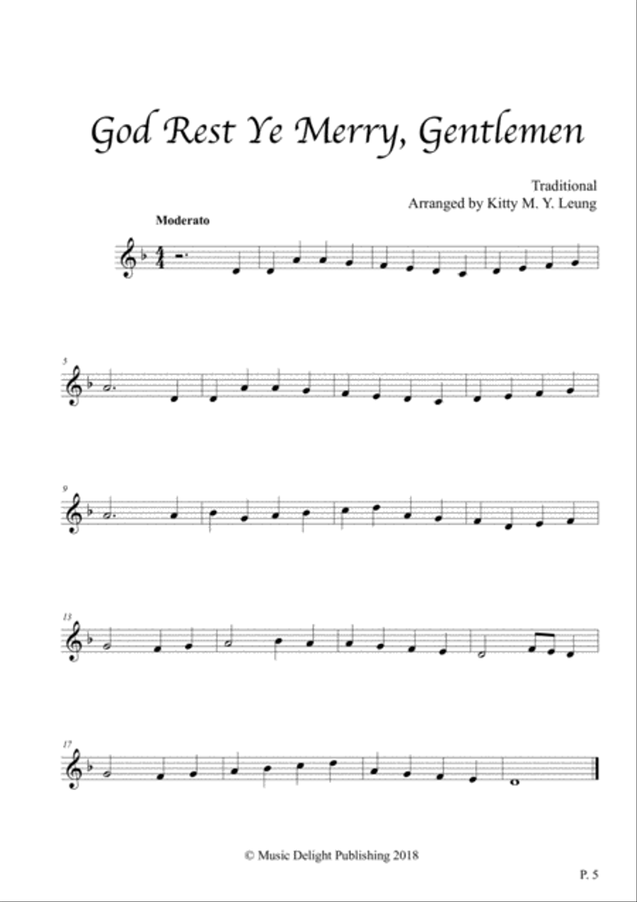 Christmas Songs (Book 2) for Ocarina Solo ocarina scores gallery preview page 5