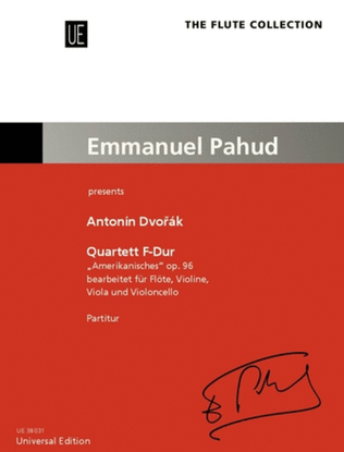 Book cover for Quartett F-Dur "American" - Sc