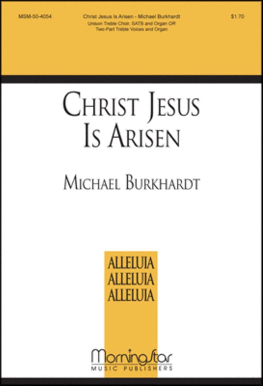 Christ Jesus Is Arisen 4-Part scores gallery preview page 1