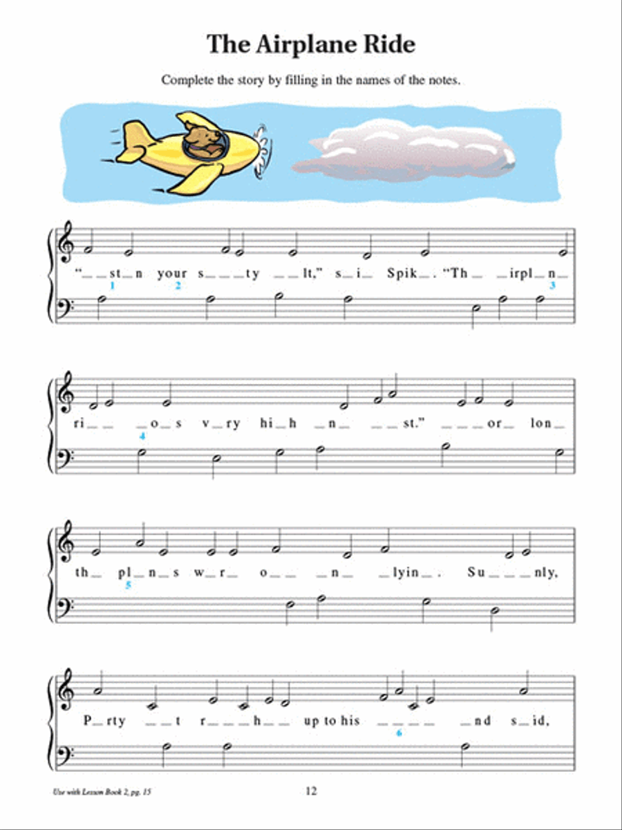 Notespeller for Piano – Book 2 Piano Method scores gallery preview page 5