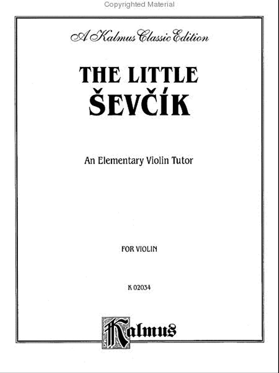 The Little Sevcik The Little Sevcik Violin Solo scores gallery preview page 2
