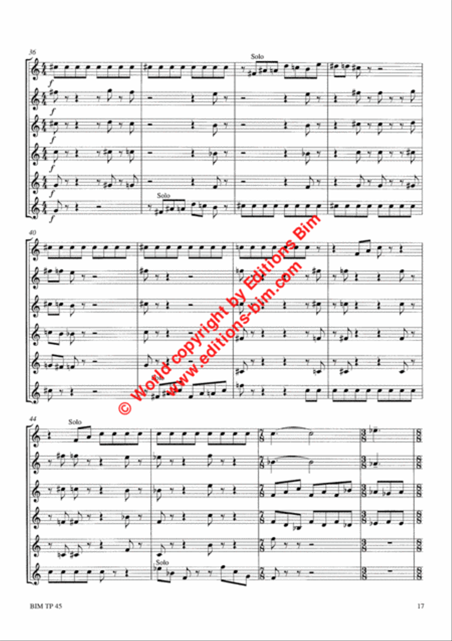 Suite Suite Trumpet scores gallery preview page 10