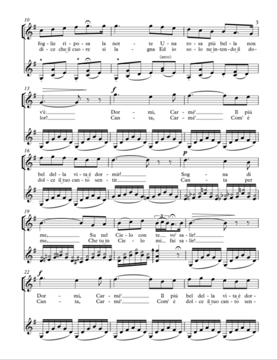 Three Neapolitan Folk Songs Voice scores gallery preview page 3