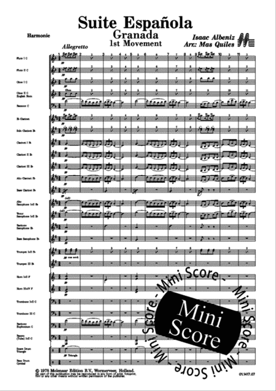 Granada Concert Band scores gallery preview page 7