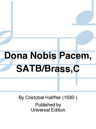 Dona Nobis Pacem, SATB/Brass,C