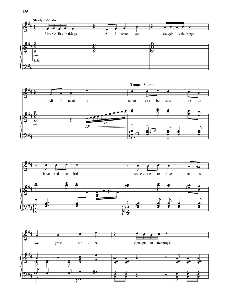 Simple Little Things (from 110 in the Shade) Soprano Voice scores gallery preview page 3