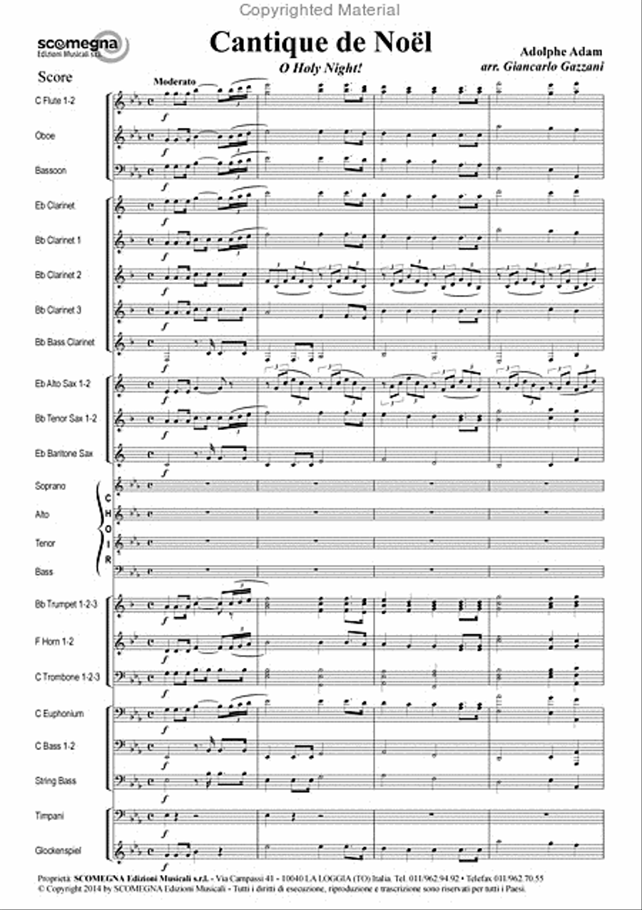 Cantique De Noel 4-Part scores gallery preview page 3