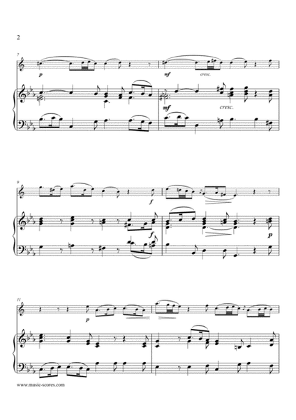 Telemann Sonata in A Minor TWV 41:a3, 1st Movement: Siciliano - Alto Sax and Piano image number null