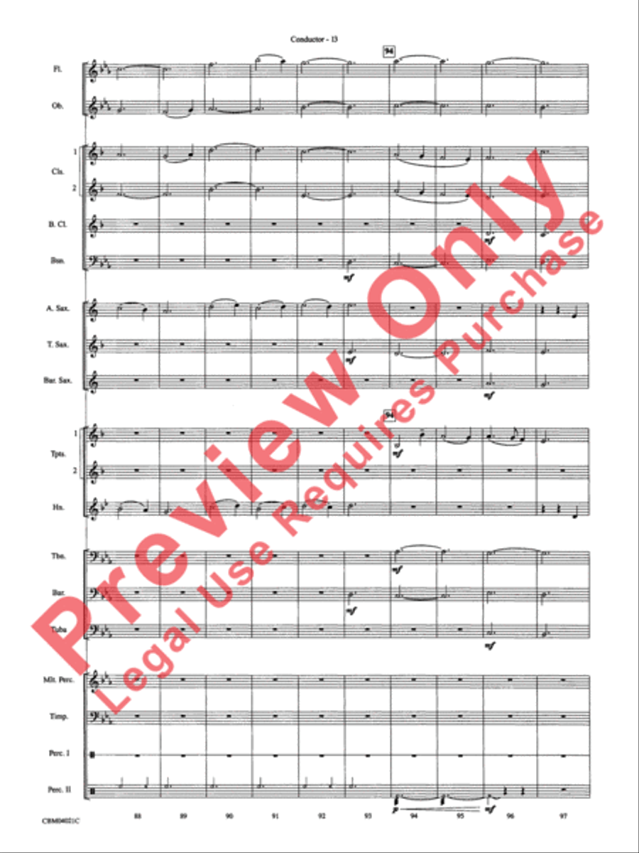 Harry Potter and the Prisoner of Azkaban, Selections from Concert Band scores gallery preview page 16