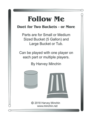 Book cover for Follow Me, Duet for Two Buckets - or More