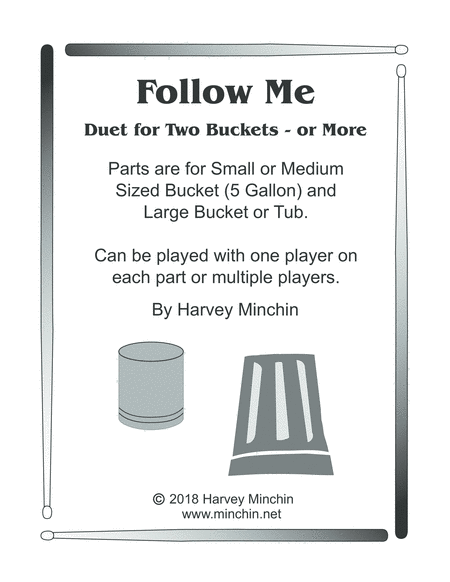 Follow Me, Duet for Two Buckets - or More image number null
